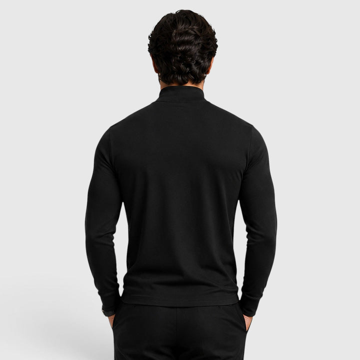 Men's Classic Knit Wool Blend Turtle Neck Sweater