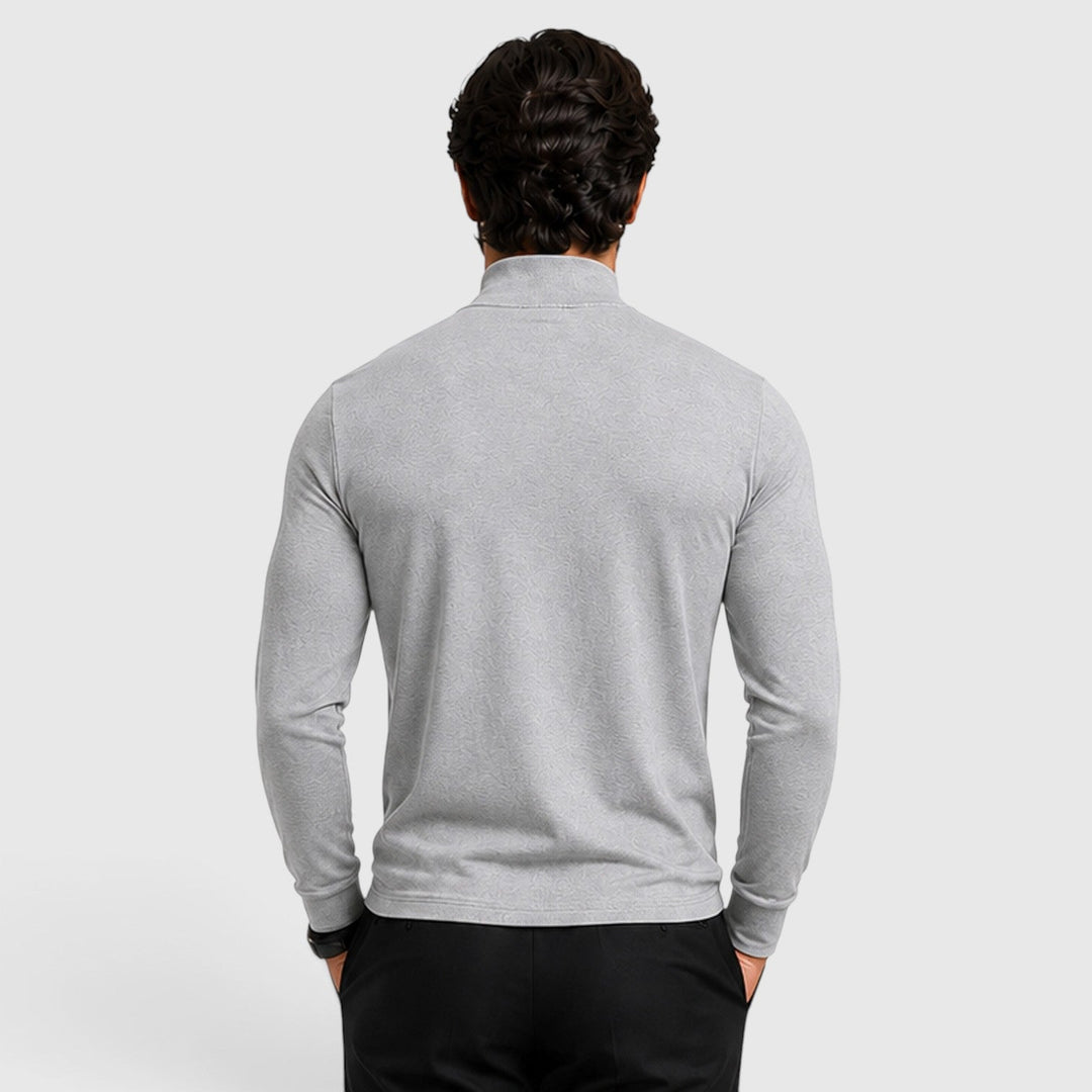 Men's Classic Knit Wool Blend Turtle Neck Sweater