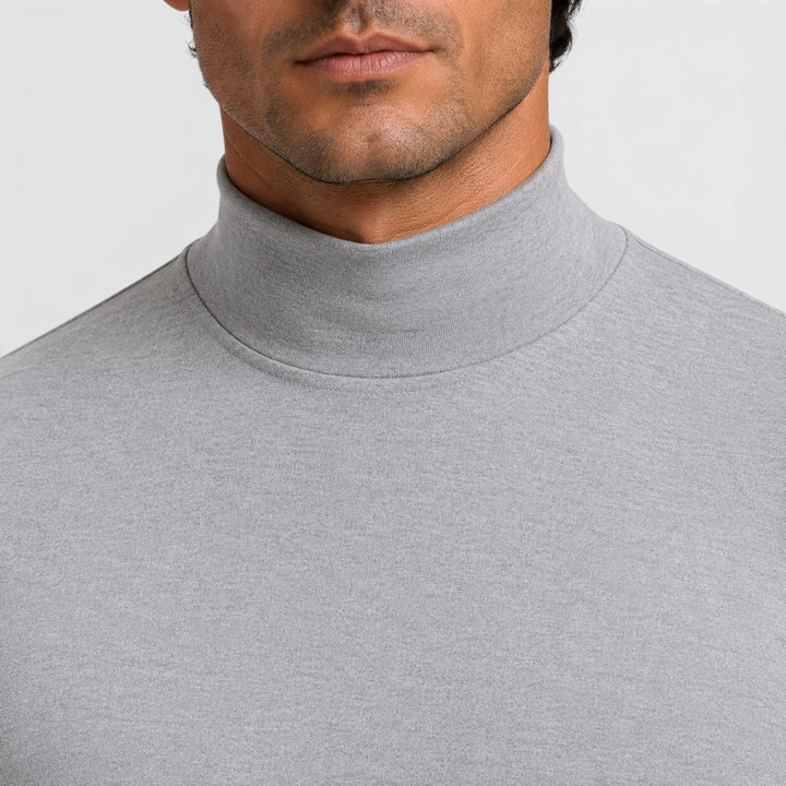 Men's Classic Knit Wool Blend Turtle Neck Sweater