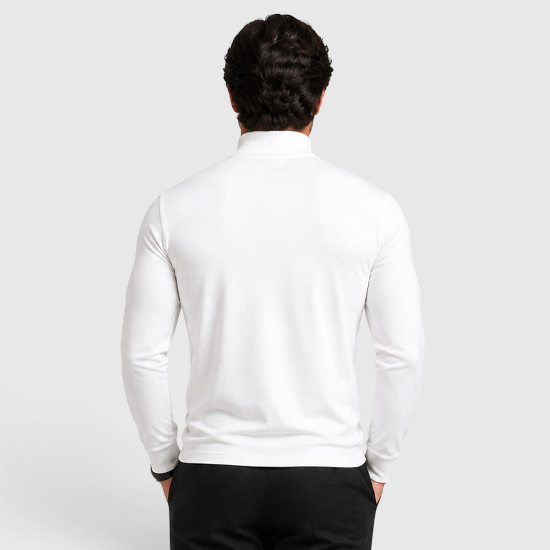 Men's Classic Knit Wool Blend Turtle Neck Sweater