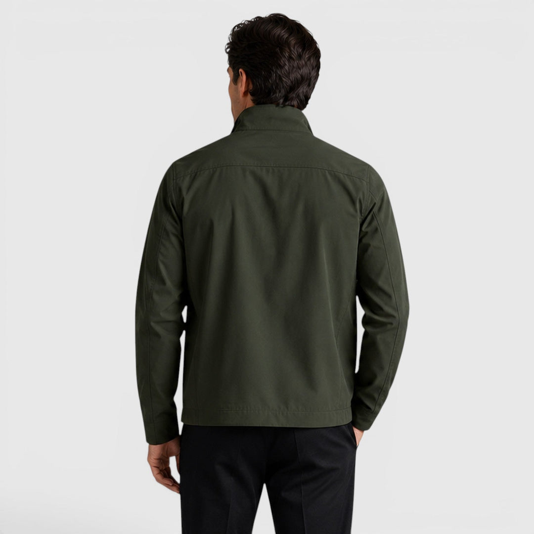 Men's Classic Zip-Up Cotton Jacket