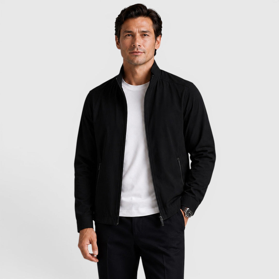 Men's Classic Zip-Up Cotton Jacket