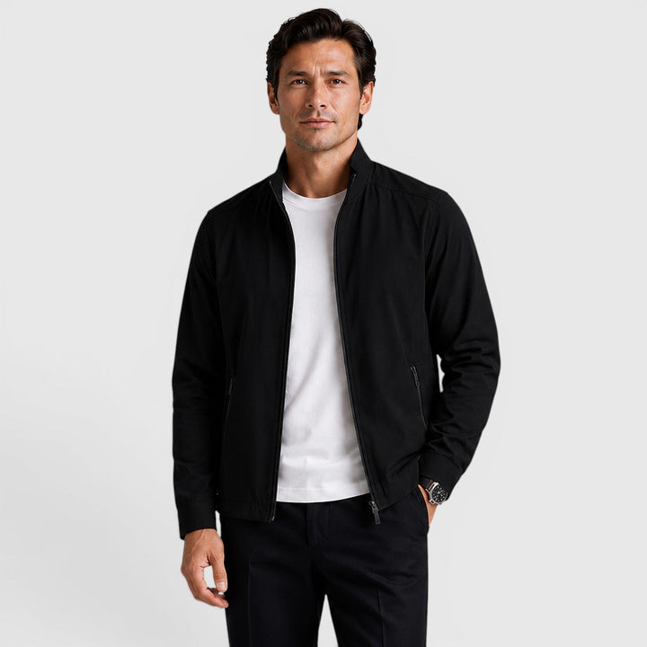 Men's Classic Zip-Up Cotton Jacket