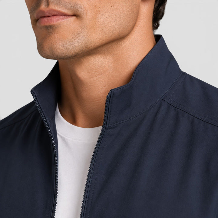 Men's Classic Zip-Up Cotton Jacket