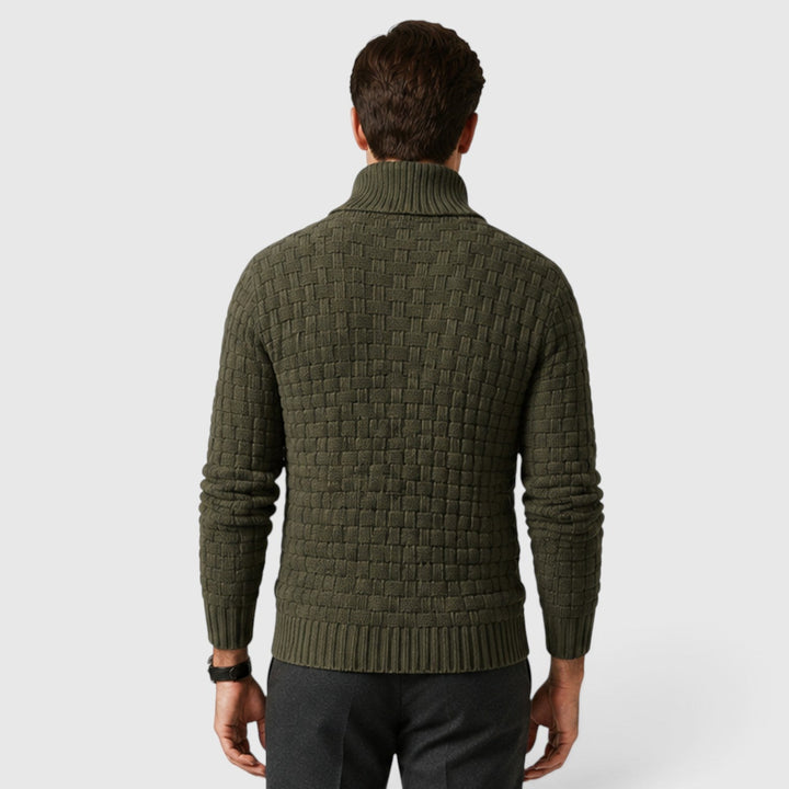 Men's Classic Cotton Blend Quarter Button Sweater