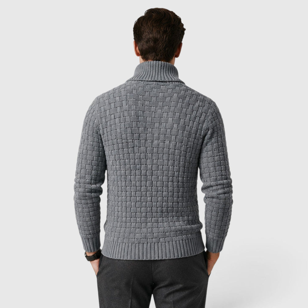 Men's Classic Cotton Blend Quarter Button Sweater