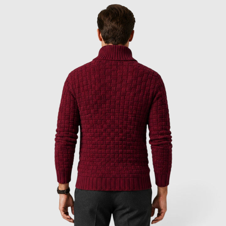 Men's Classic Cotton Blend Quarter Button Sweater