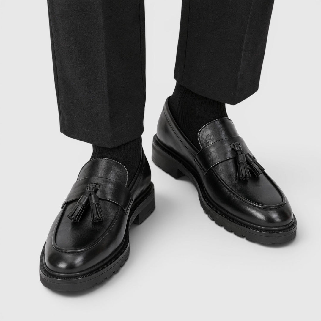 Men's Classic Leather Tassel Loafers