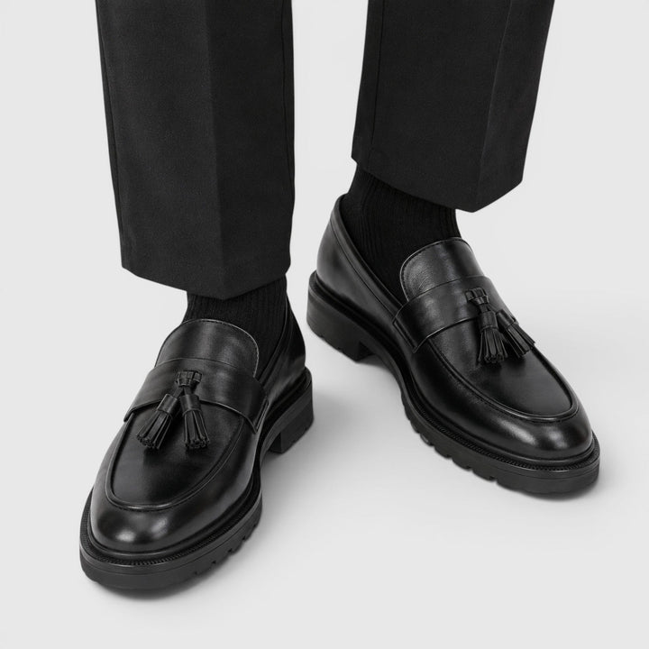 Men's Classic Leather Tassel Loafers