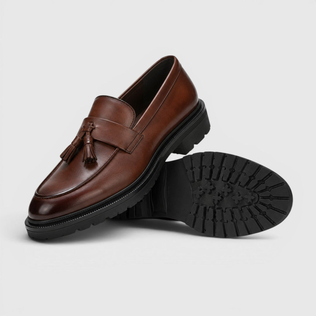 Men's Classic Leather Tassel Loafers