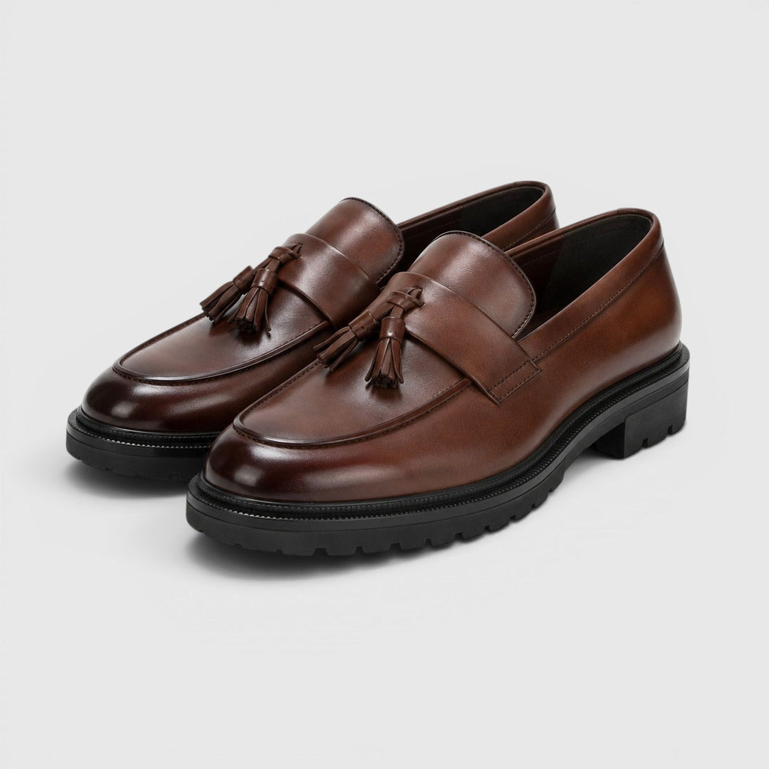 Men's Classic Leather Tassel Loafers