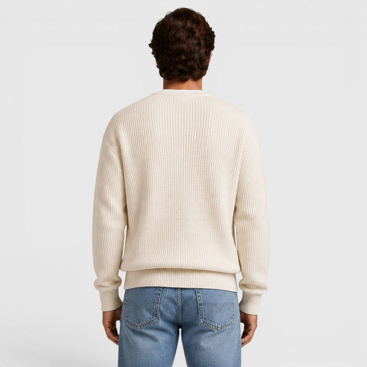 Men's Casual Knit Zip-Up Cardigan