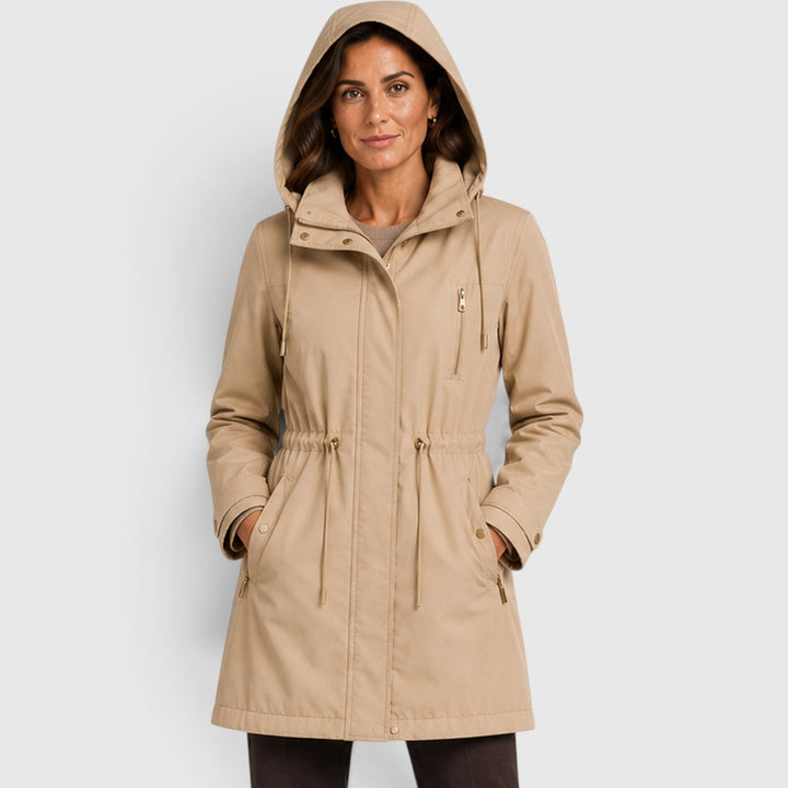 Women's Casual Cotton Mid-Length Coat