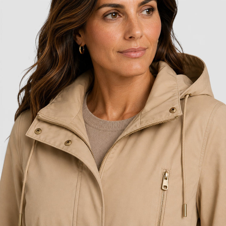 Women's Casual Cotton Mid-Length Coat
