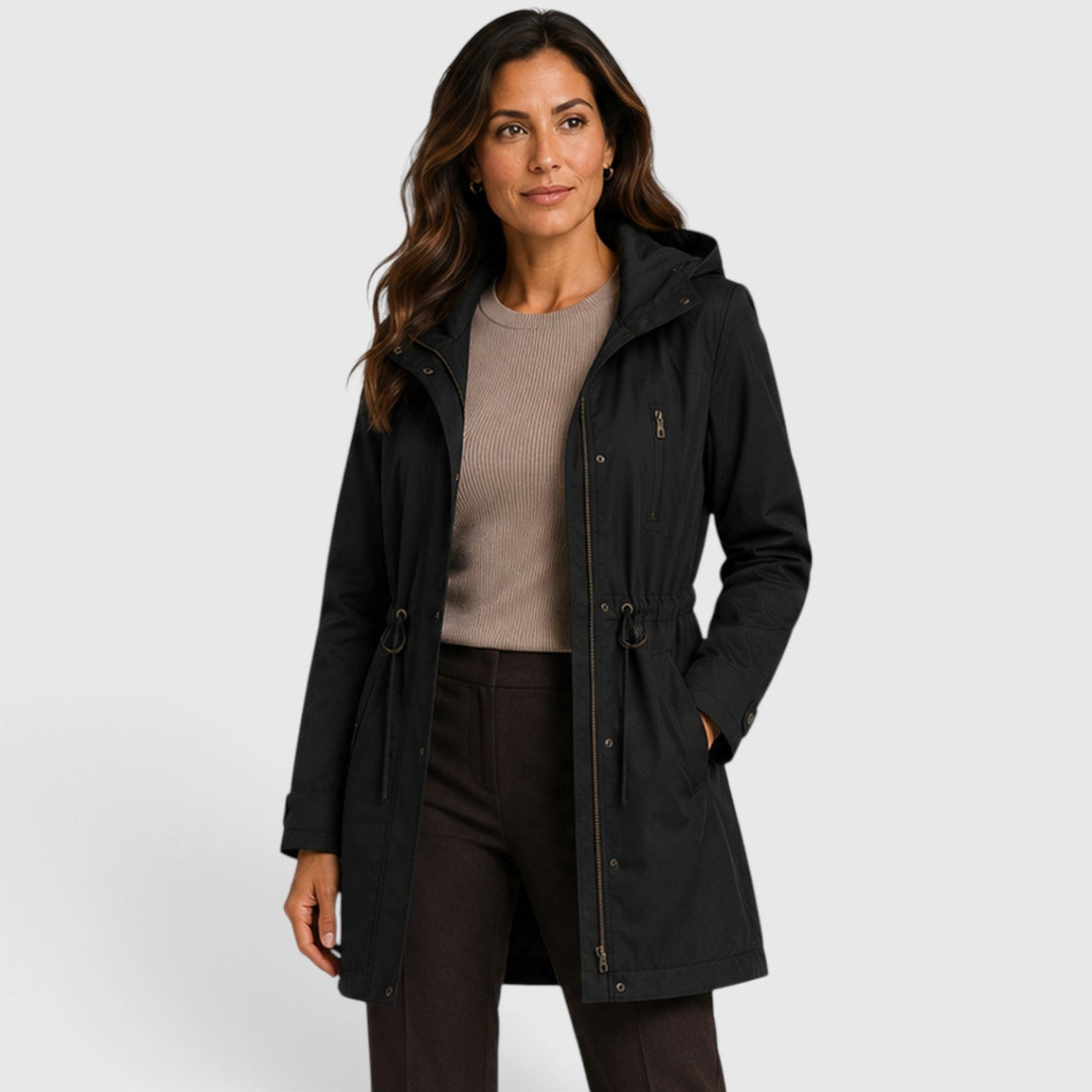 Women's Casual Cotton Mid-Length Coat