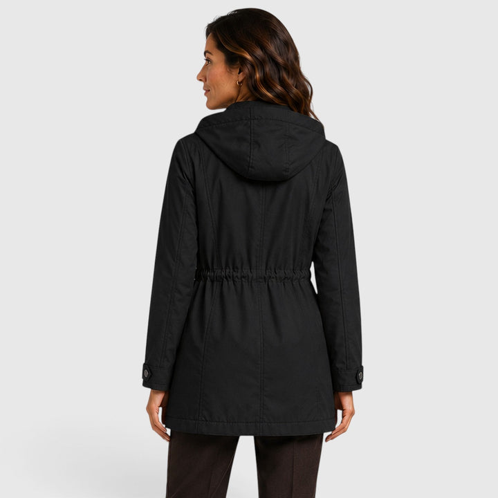 Women's Casual Cotton Mid-Length Coat