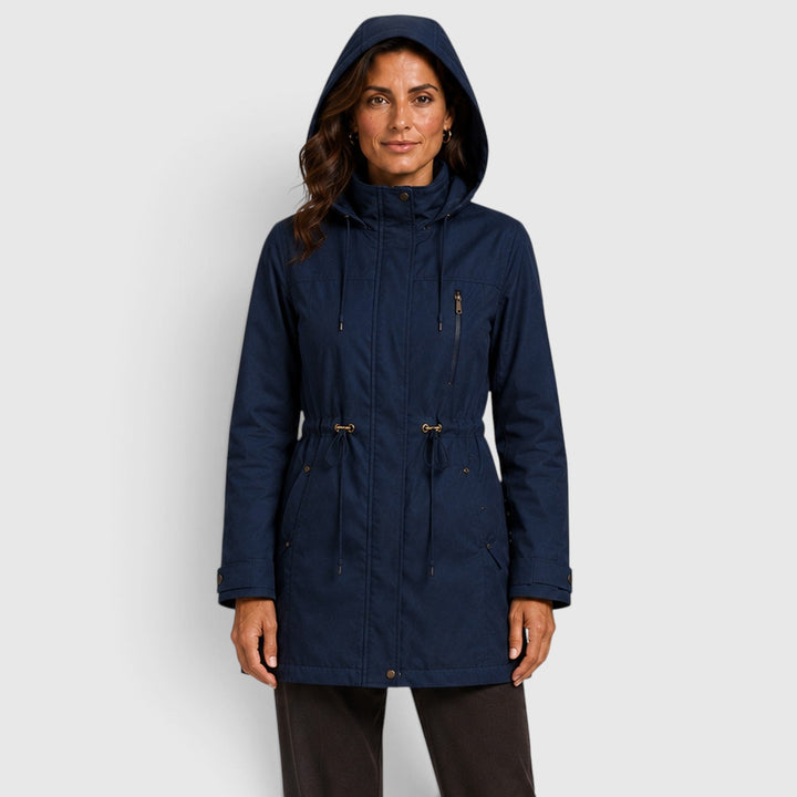 Women's Casual Cotton Mid-Length Coat