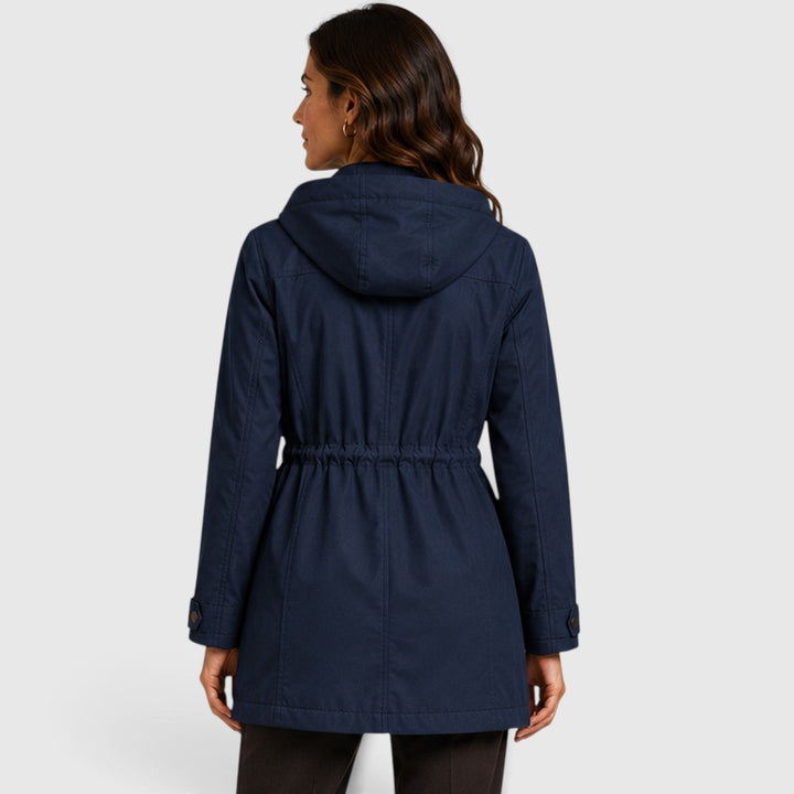 Women's Casual Cotton Mid-Length Coat