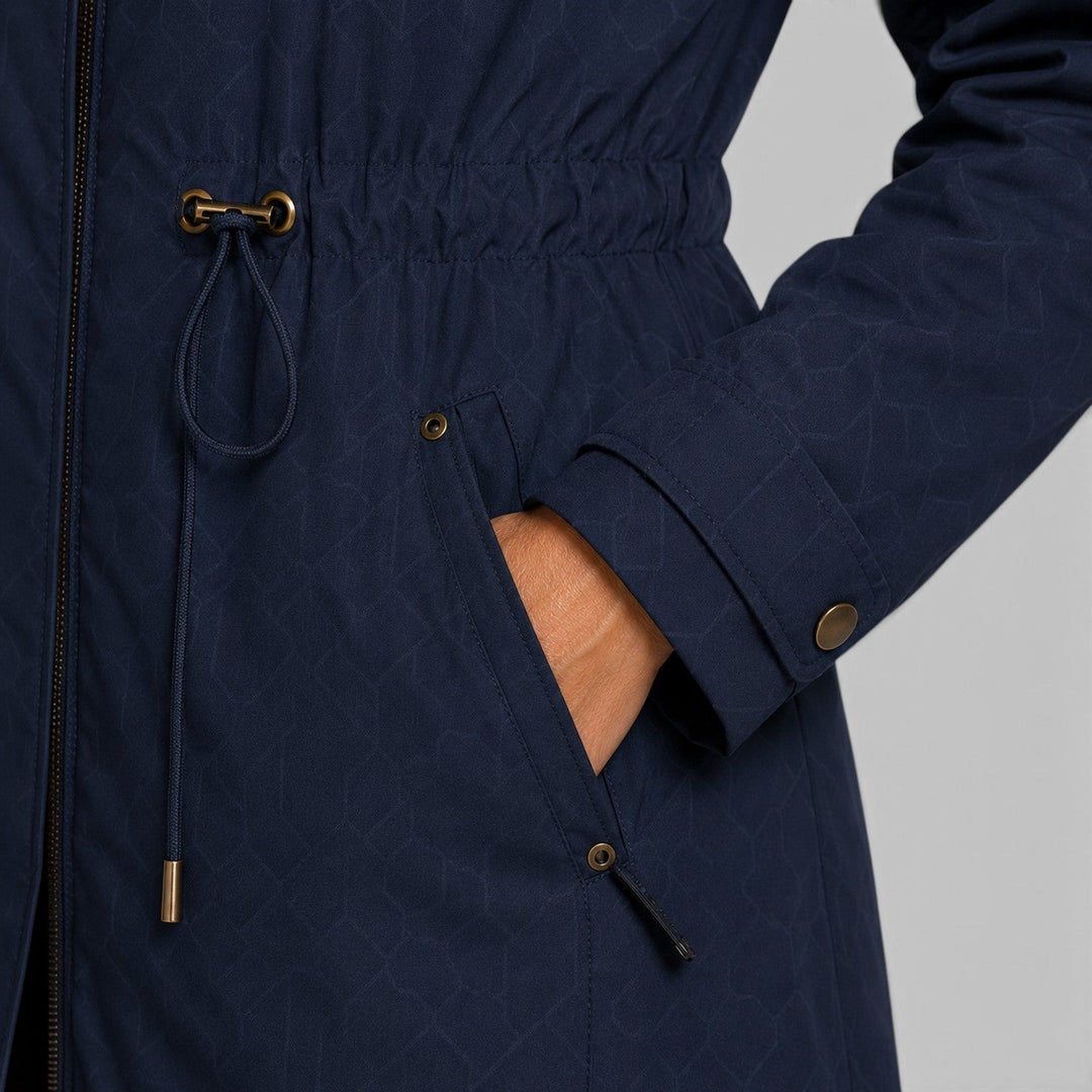 Women's Casual Cotton Mid-Length Coat