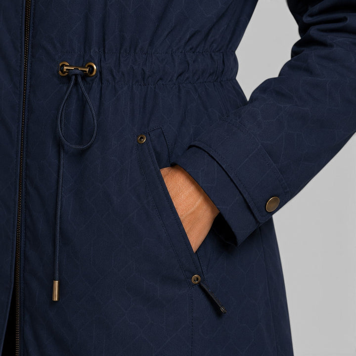 Women's Casual Cotton Mid-Length Coat