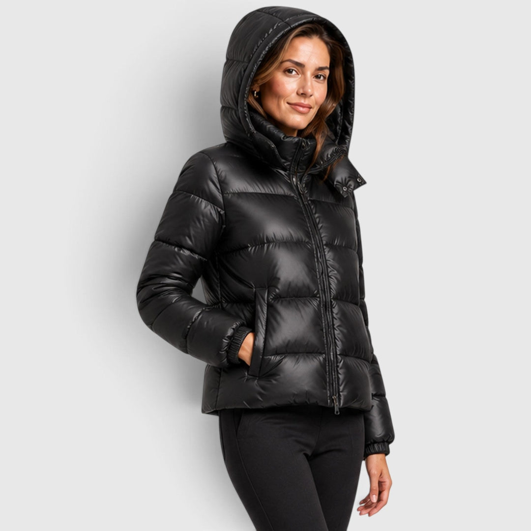 Women's Lightweight Quilted Hooded Puffer Jacket