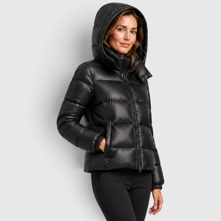 Women's Lightweight Quilted Hooded Puffer Jacket
