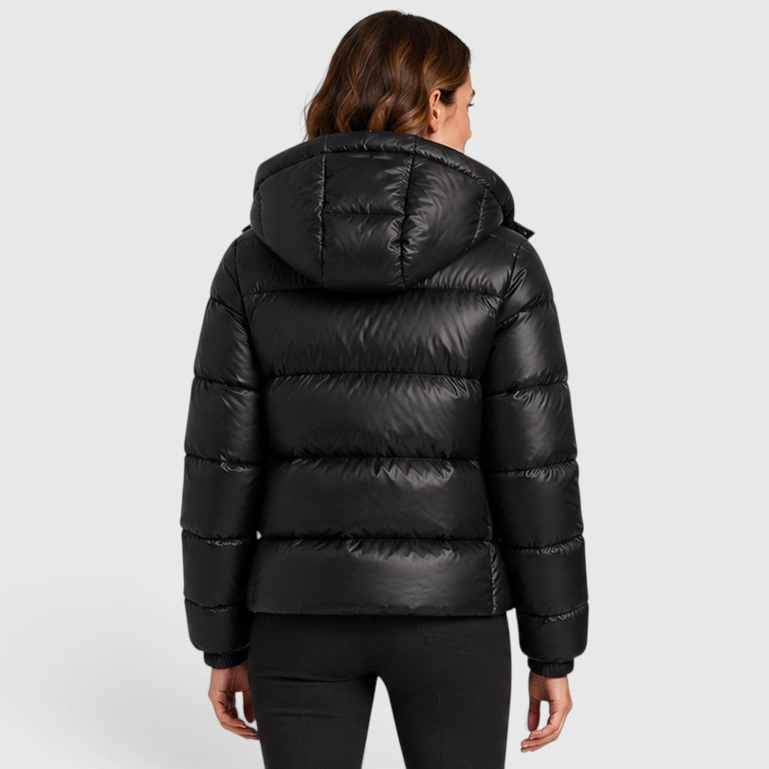 Women's Lightweight Quilted Hooded Puffer Jacket