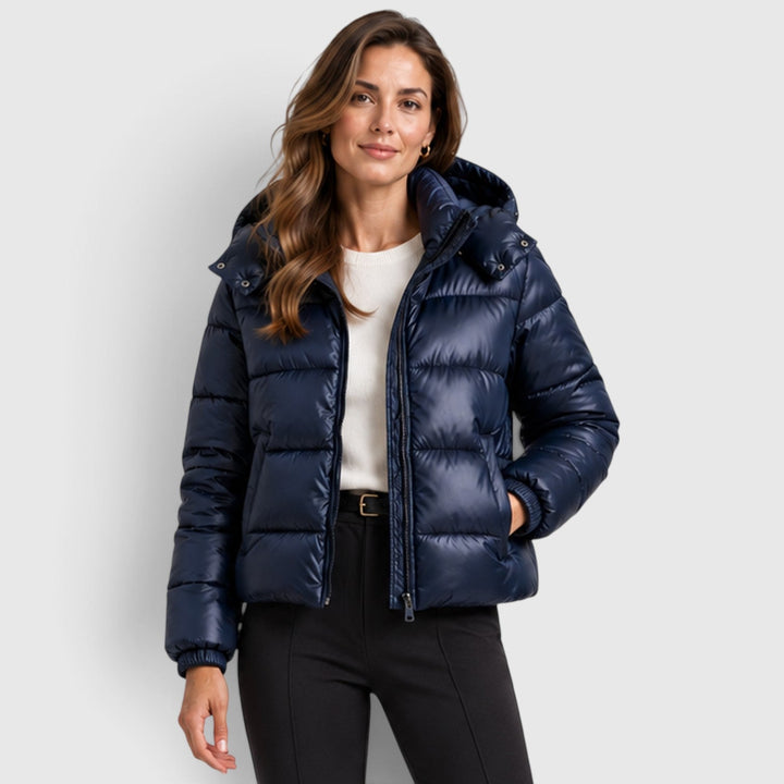 Women's Lightweight Quilted Hooded Puffer Jacket