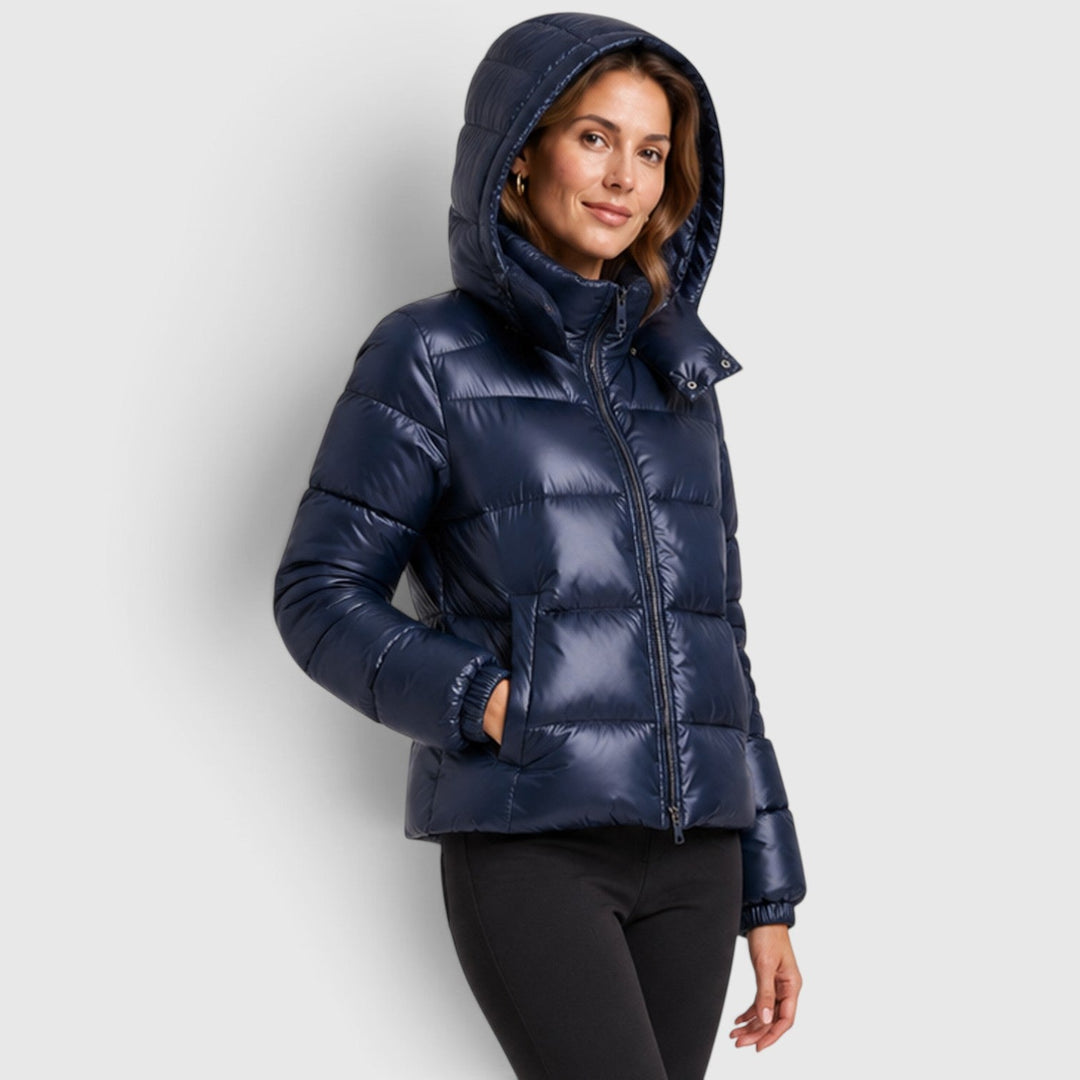 Women's Lightweight Quilted Hooded Puffer Jacket