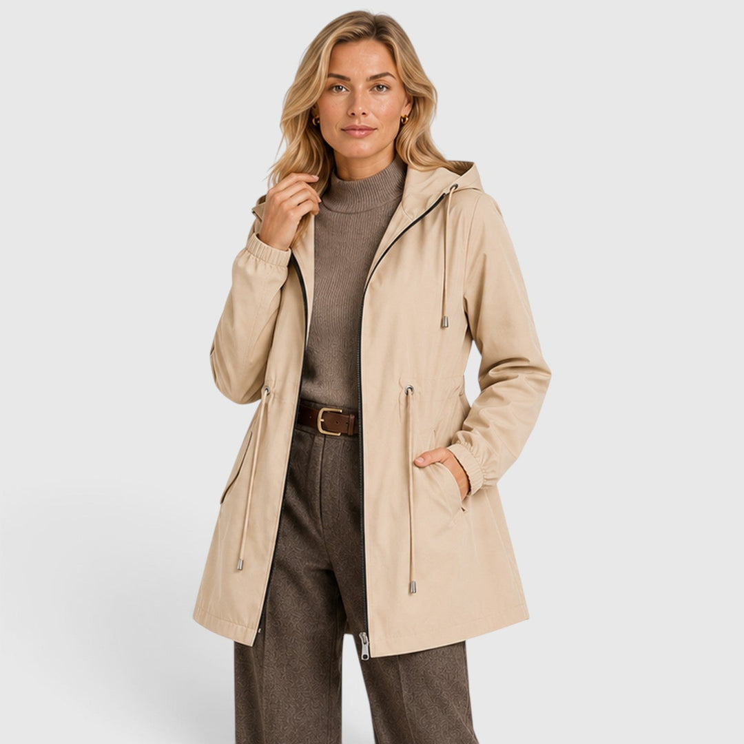 Women's Lightweight Waterproof Hooded Rain Coat