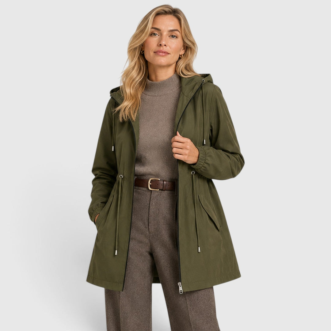 Women's Lightweight Waterproof Hooded Rain Coat
