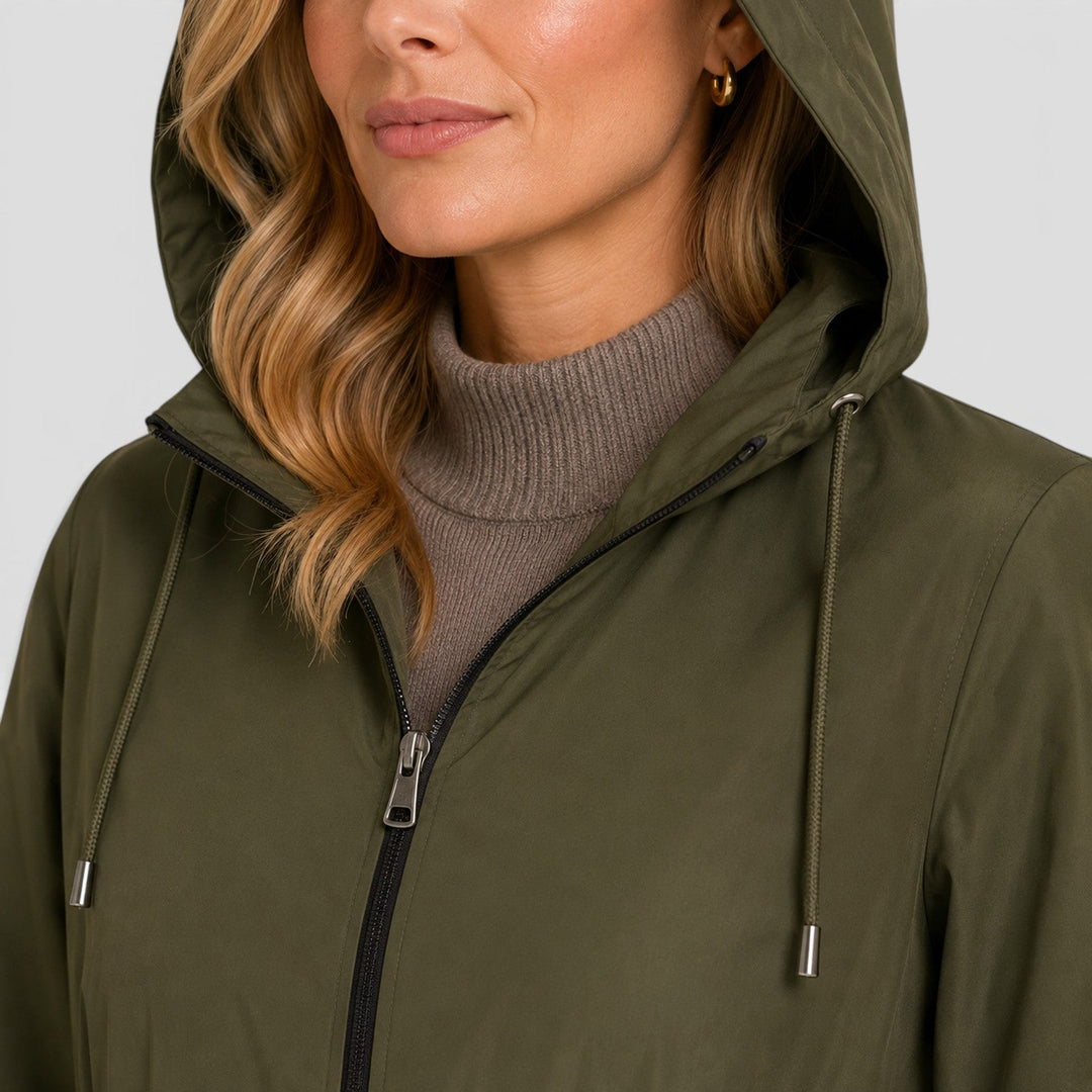 Women's Lightweight Waterproof Hooded Rain Coat