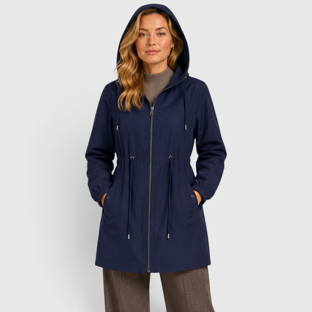 Women's Lightweight Waterproof Hooded Rain Coat