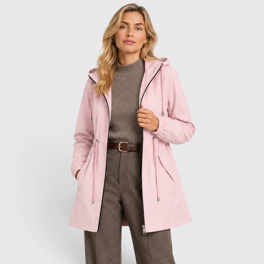Women's Lightweight Waterproof Hooded Rain Coat