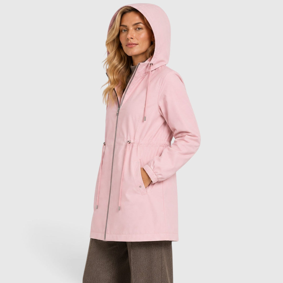 Women's Lightweight Waterproof Hooded Rain Coat