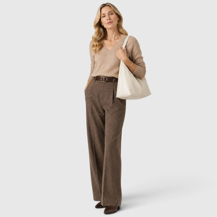 Women's Minimalist Leather Slouchy Hobo Shoulder Bag