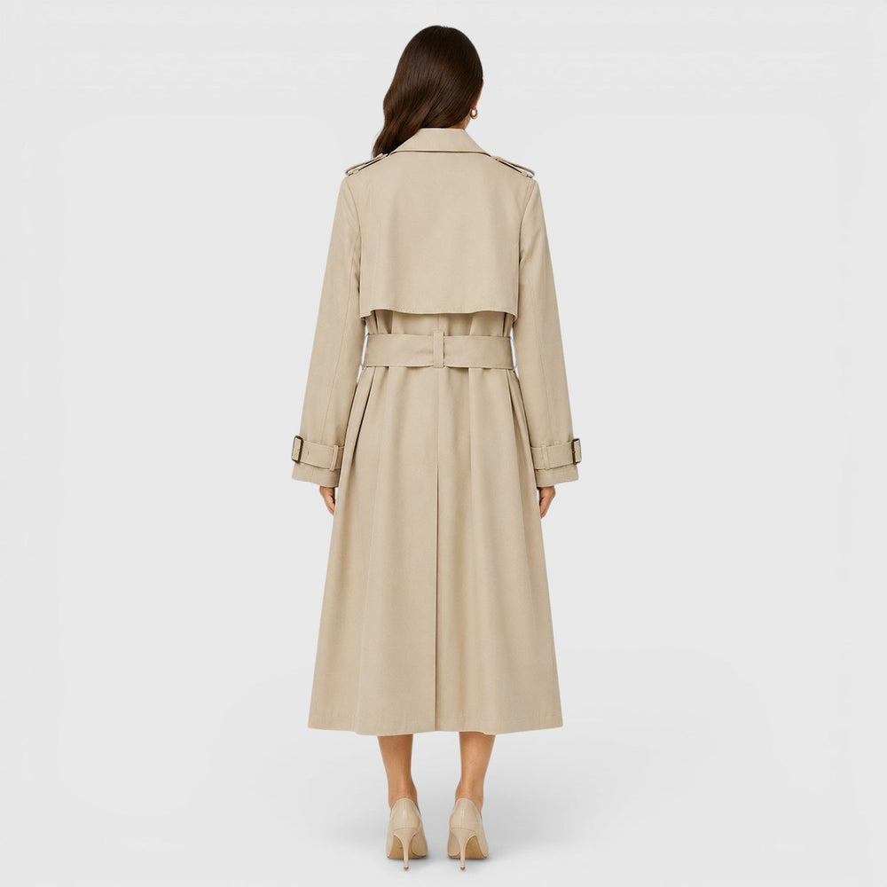 Women's Classic Belted Cotton Trench Coat
