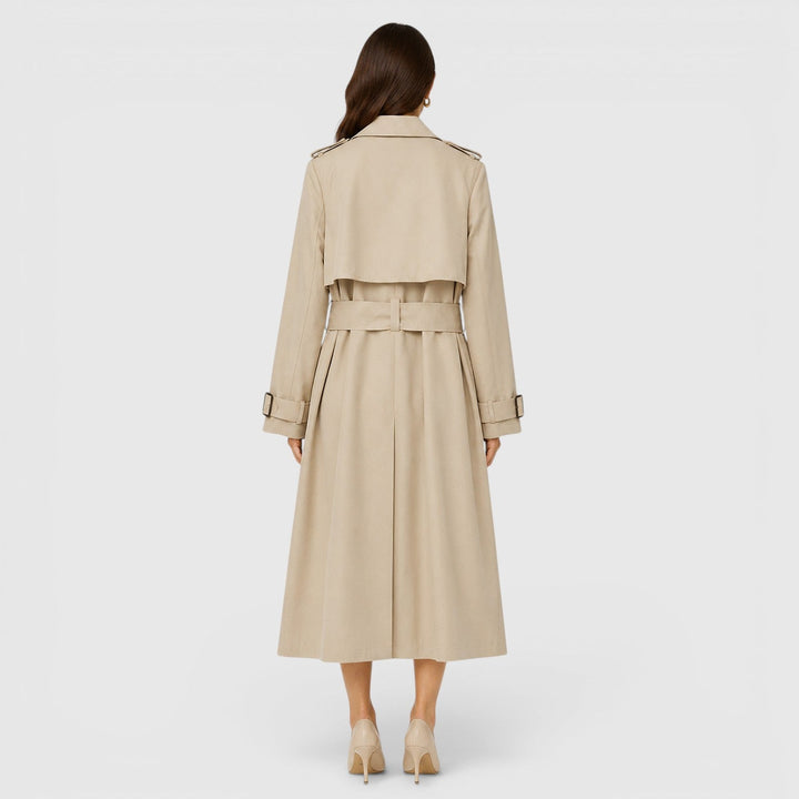 Women's Classic Belted Cotton Trench Coat