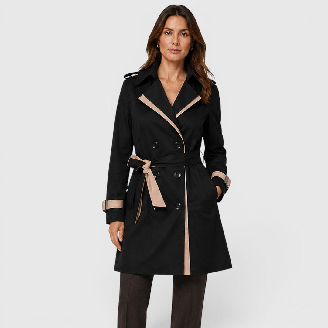 Women's Classic Slim Fit Cotton Trench Coat