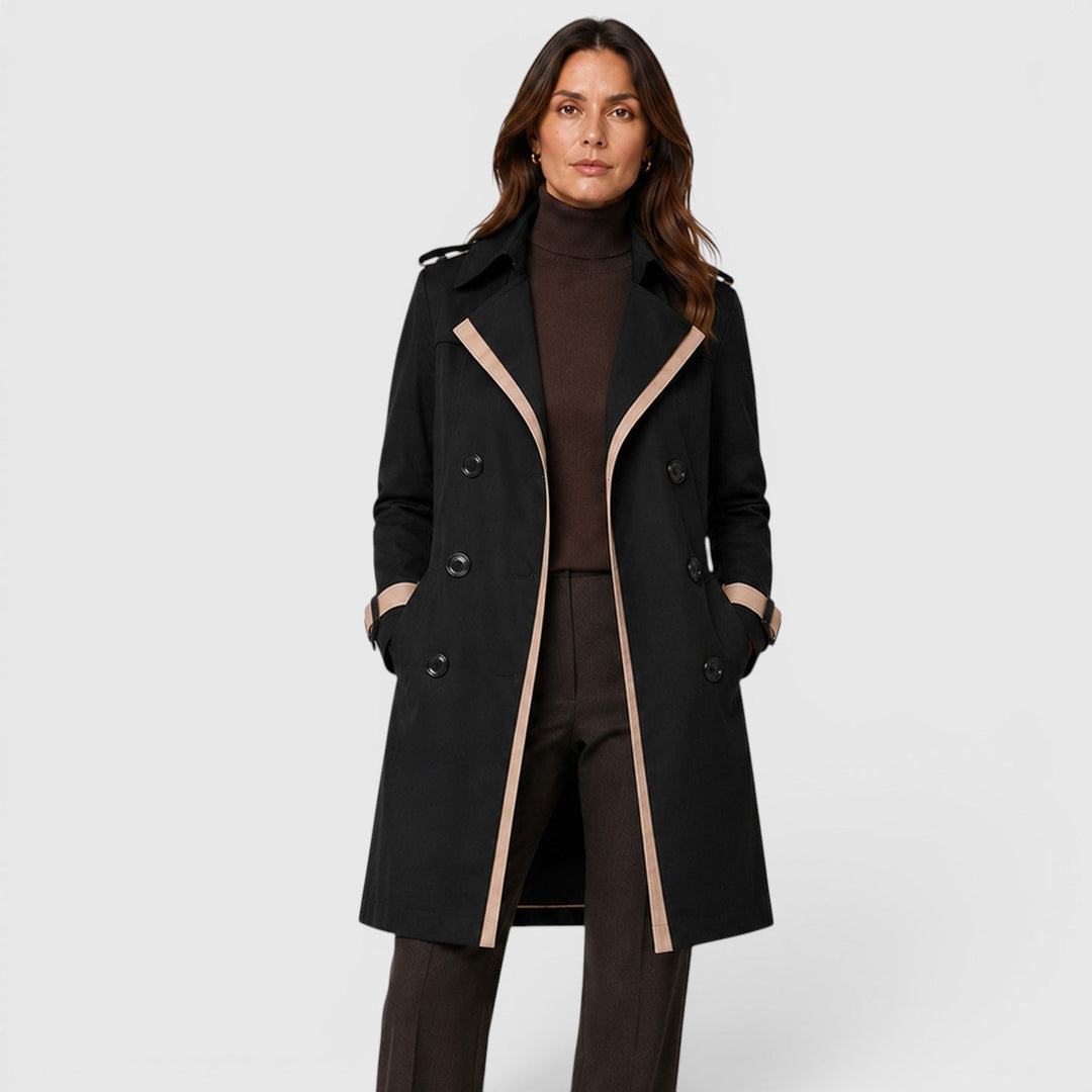 Women's Classic Slim Fit Cotton Trench Coat