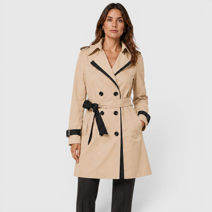 Women's Classic Slim Fit Cotton Trench Coat