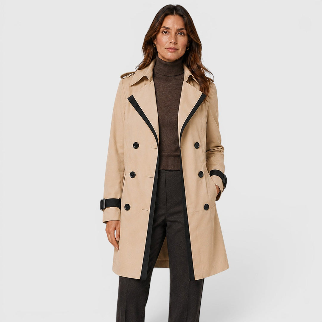 Women's Classic Slim Fit Cotton Trench Coat