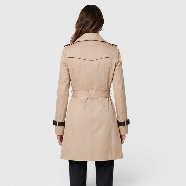 Women's Classic Slim Fit Cotton Trench Coat