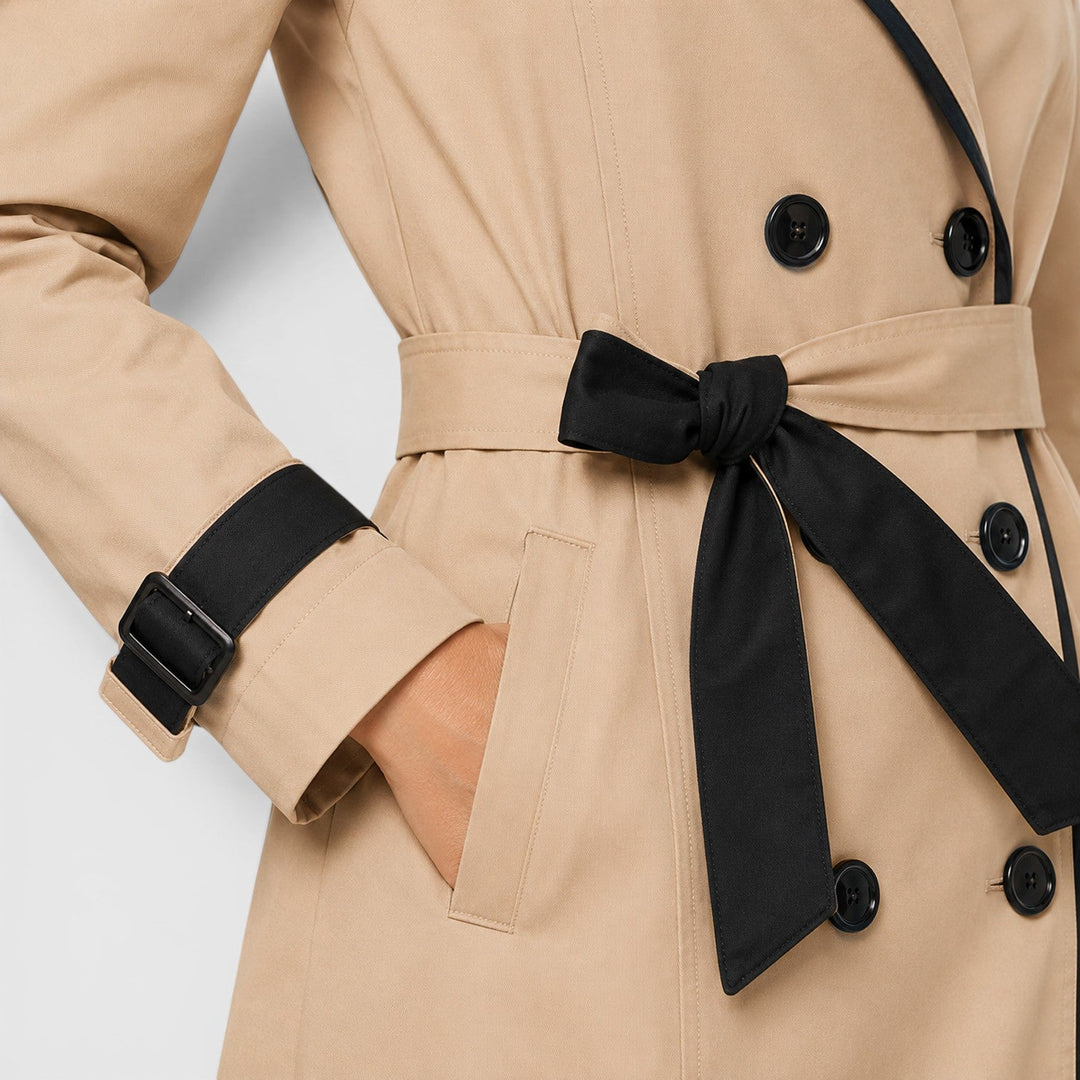 Women's Classic Slim Fit Cotton Trench Coat