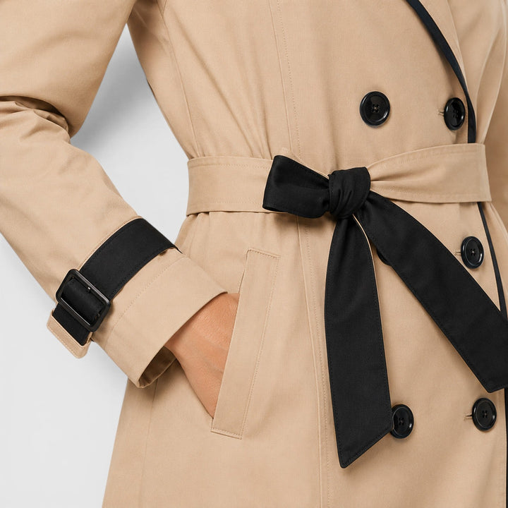 Women's Classic Slim Fit Cotton Trench Coat
