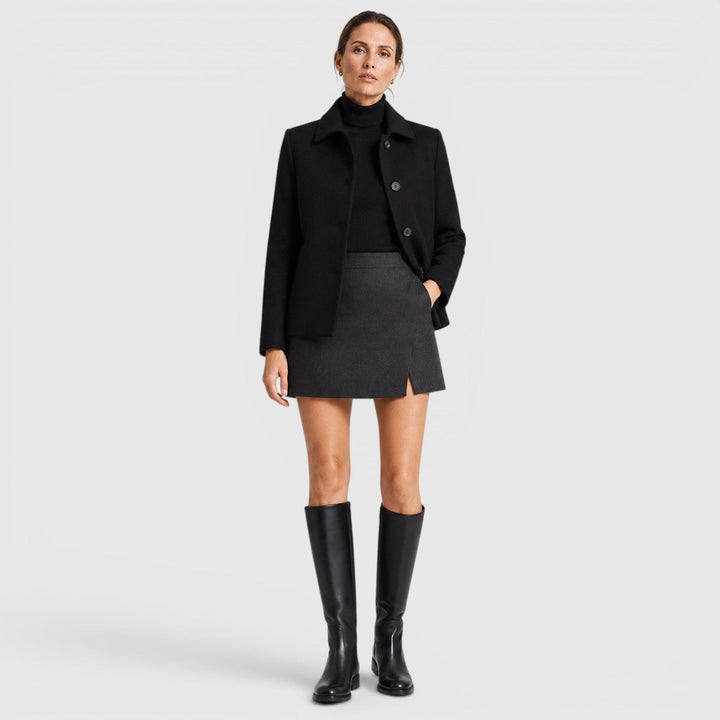 Women's Comfortable Side Zip Knee High Leather Boots