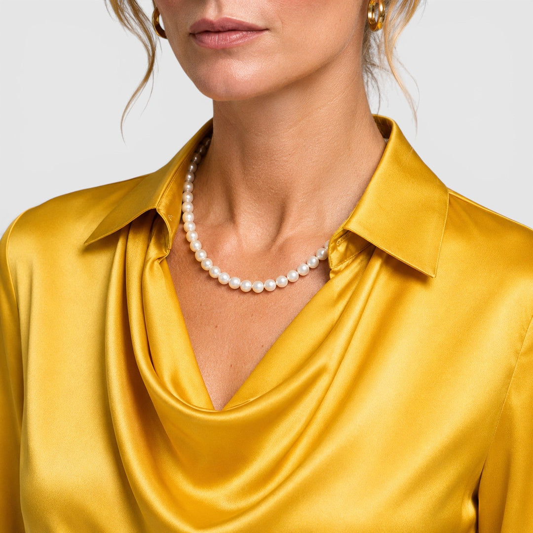 Women's Elegant Lightweight Satin Blouse