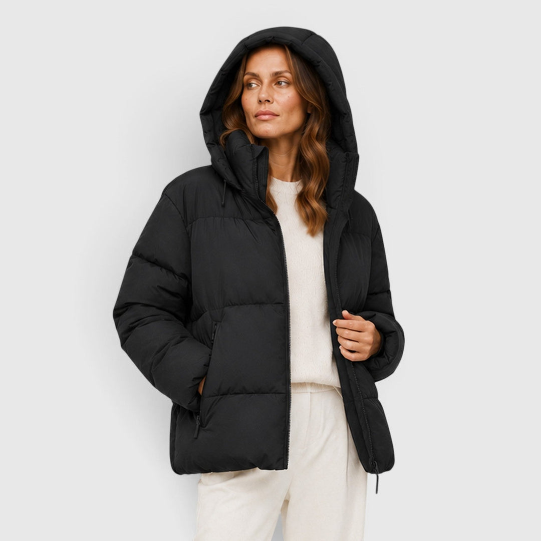 Women's Lightweight Quilted Hooded Puffer Jacket