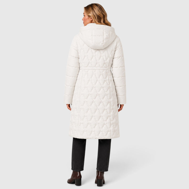 Women's Classic Quilted Hooded Long Puffer Coat