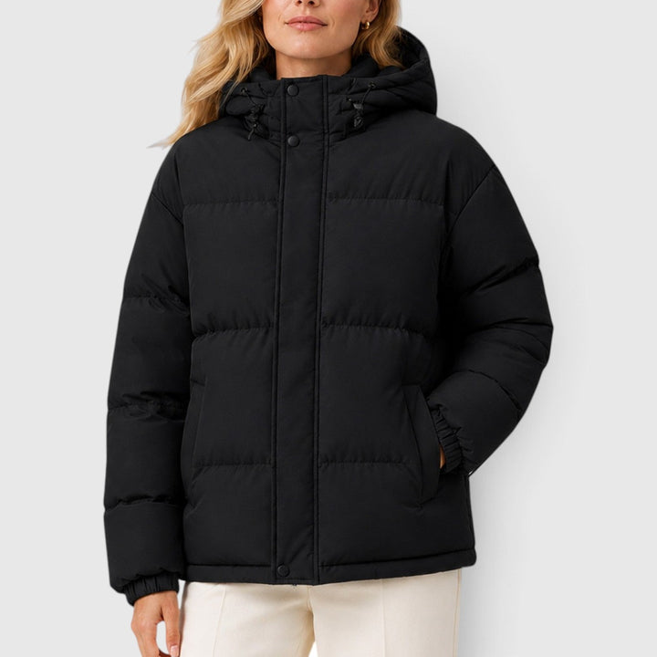 Women's Lightweight Hooded Puffer Jacket Casual Outerwear